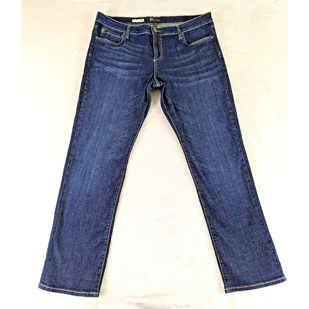 Kut From The Kloth sz 16 Jeans Catherine Boyfriend stretchy mid rise women 0030